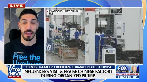 Social media influencers visit Chinese factory with labor violations