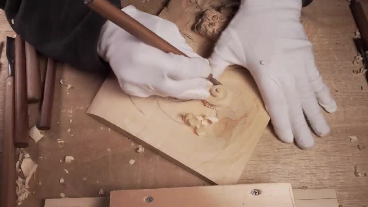 Wood Carving Dragon| To use technic of Japanese traditional wood carving| Woodworking10