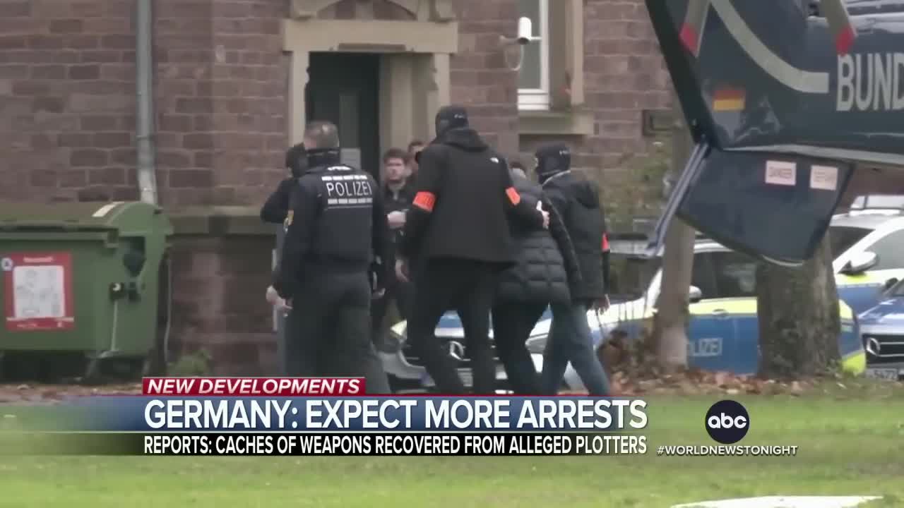 German police separate affirmed plot to oust government