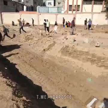 🔞💔Fosse comuni a Gaza.