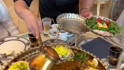 How do you like the Middle East rich meal?