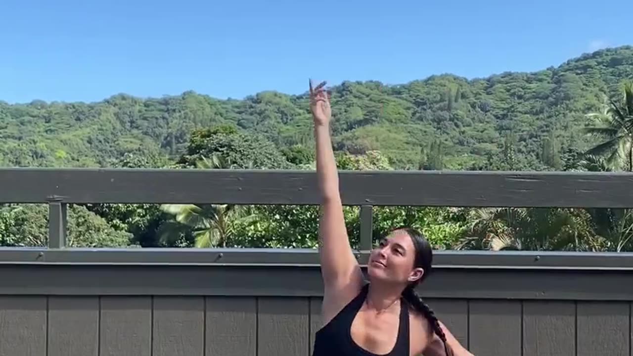 Female doctor recommends yoga exercises