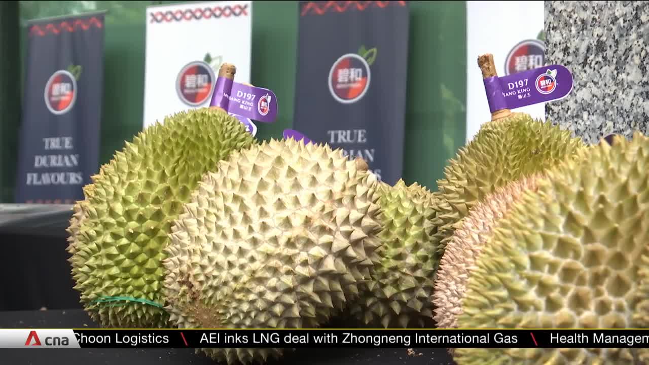 Malaysia can now export frozen whole durians to China