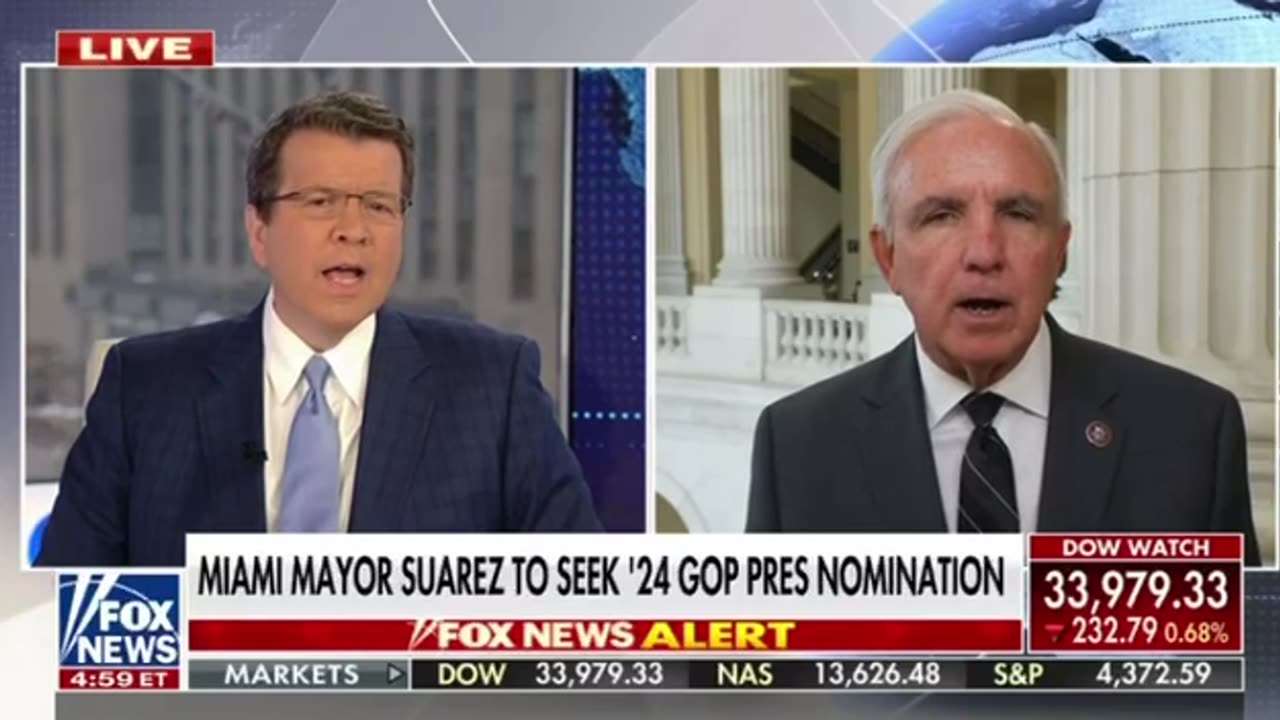 Rep. Carlos Gimenez lights up Neo-con Neil Cavuto after breaking news that RINO