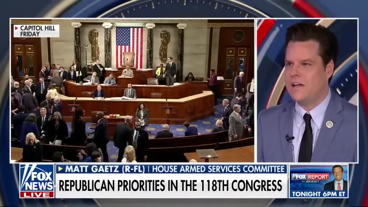 Gaetz responds to heated moment on House floor amid speakership battle