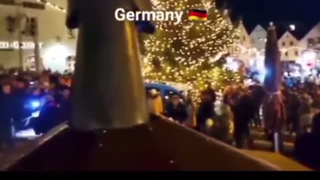 Germany protest against tyranny winter 2021