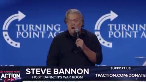 Steve Bannon - Literally 🎤 drop - You put fear in them because they can't control you.