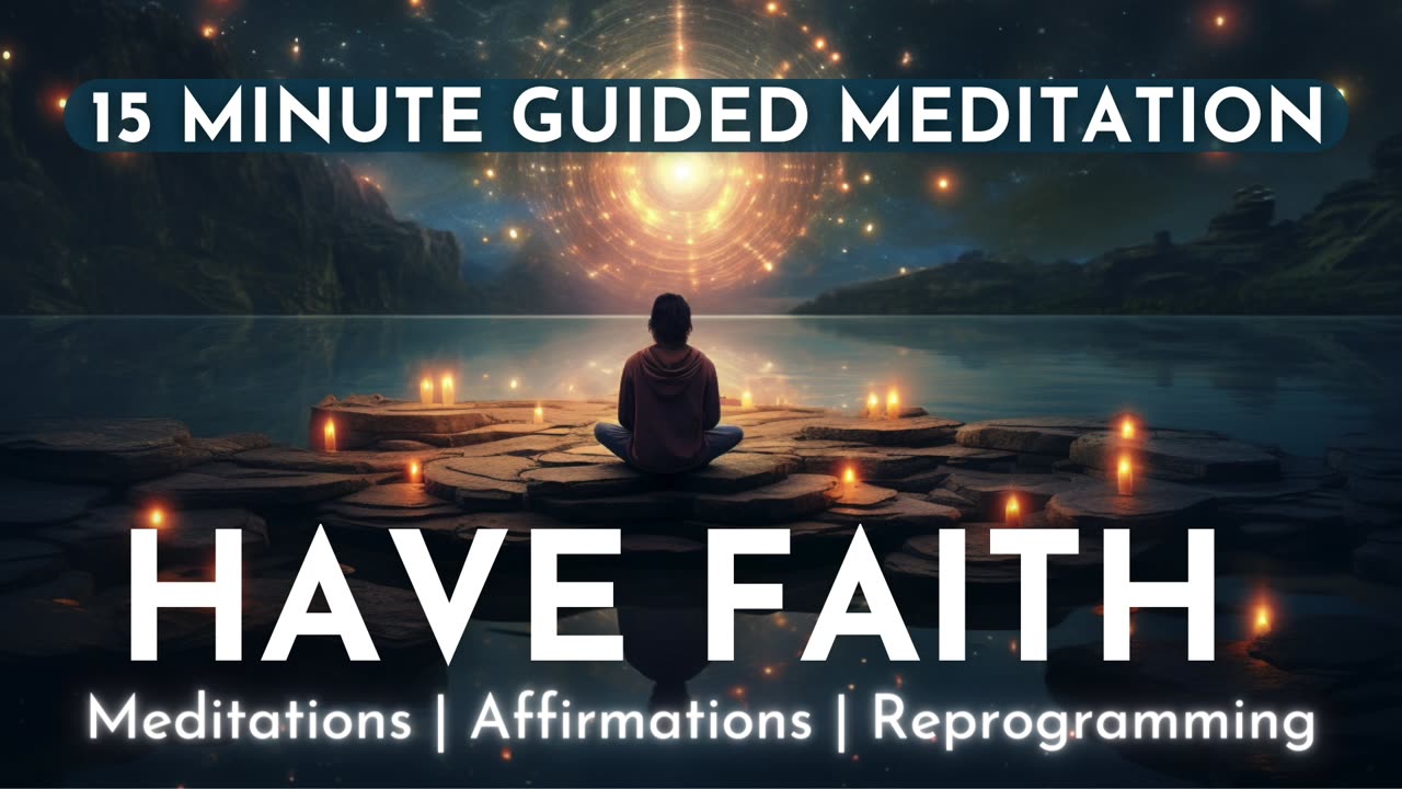 15 Minute Guided Meditation for Faith & Trust | Powerful Affirmations | Raise Your Frequency