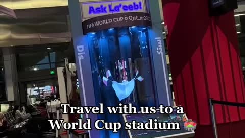 Travel with us to a World Cup stadium