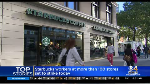 Starbucks workers plan strikes at stores on annual Red Cup Day