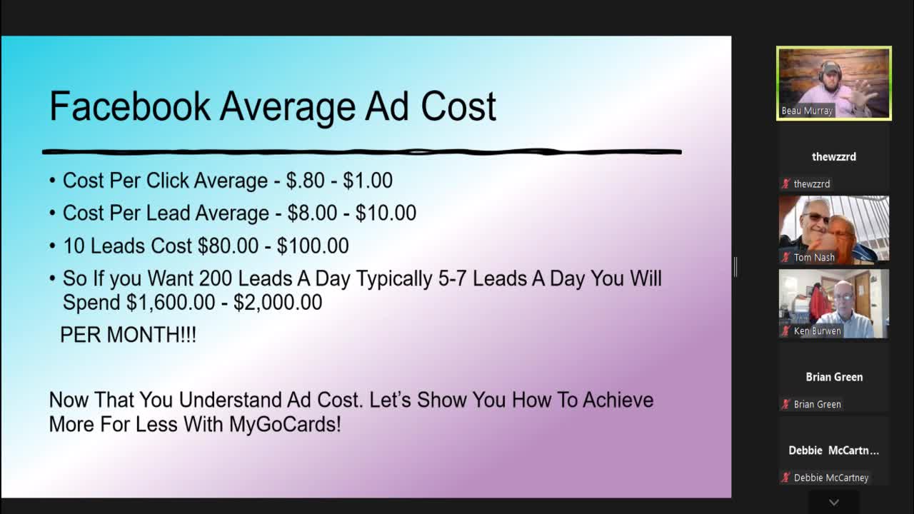 MyGoCards Training ~ 5/12/2022 (late)