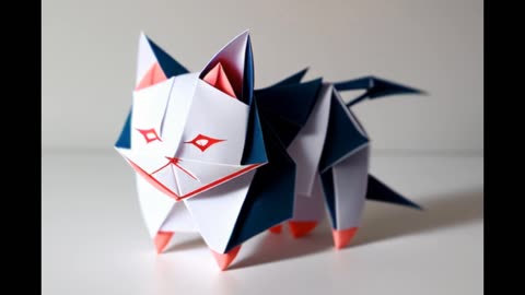 Origami Cat Picture ☯️