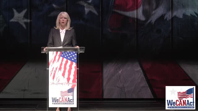 Tina Peters at the WeCANact Liberty Conference 2021