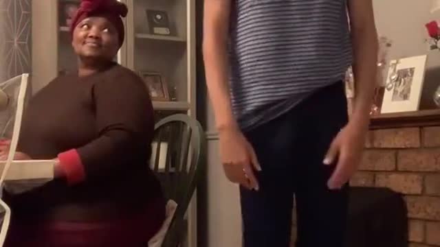 My grandmother's reaction
