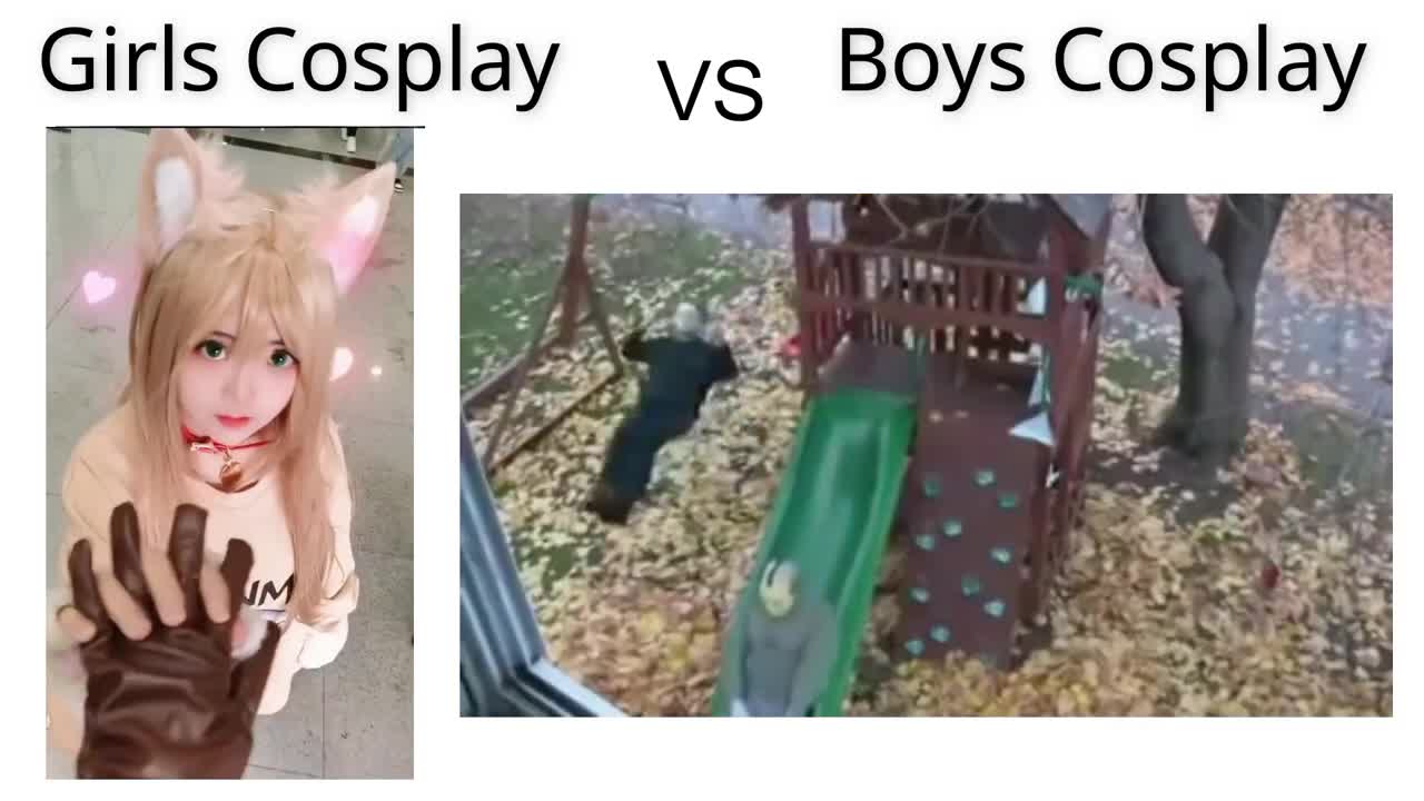 Girls Cosplay Vs Boys Cosplay