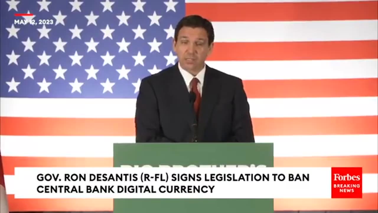 De Santis Bans Digital Currency