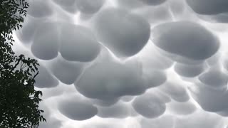 Beautiful Mammatus Clouds in Argentina Skies