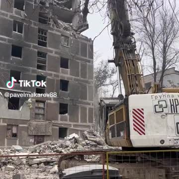 🇬🇧Another video of restoration work in Mariupol