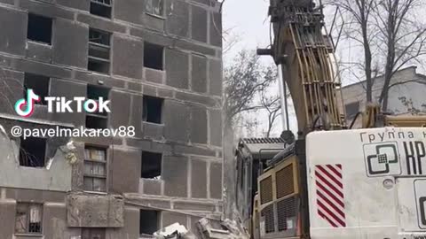 🇬🇧Another video of restoration work in Mariupol