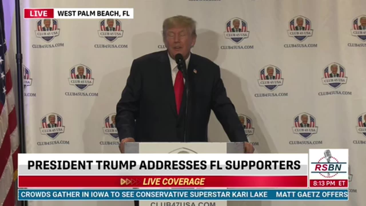 Donald Trump Speech at Club 45- February 20, 2023