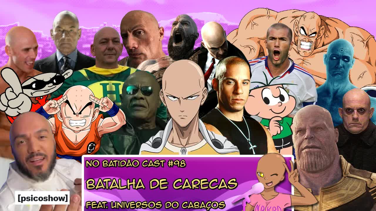 No Batidão Cast #98 - Batalha de Carecas Feat. Universo dos Cabaços