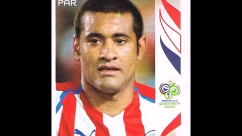 PANINI STICKERS PARAGUAY TEAM WORLD CUP 2006