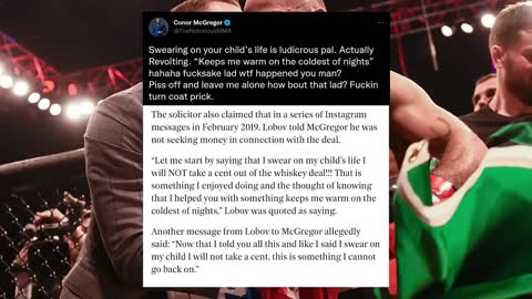 Conor McGregor goes off on Artem Lobov after winning court case against him