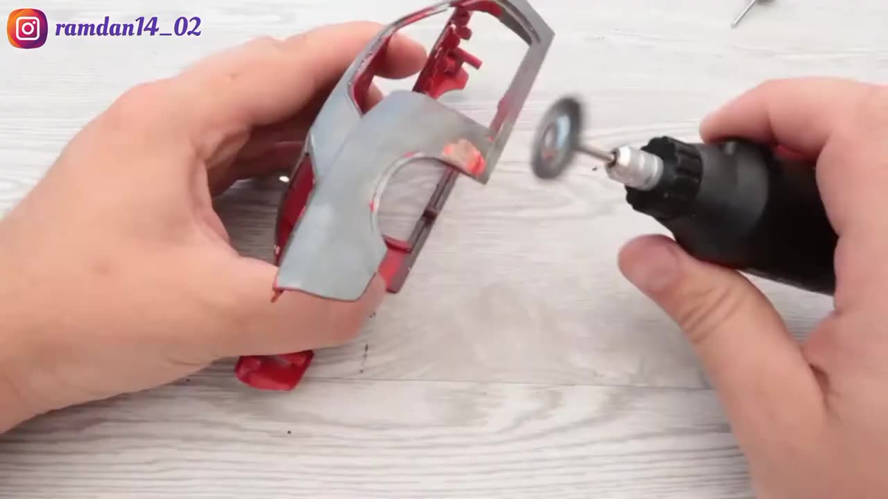 Toy car repair || make use of used goods