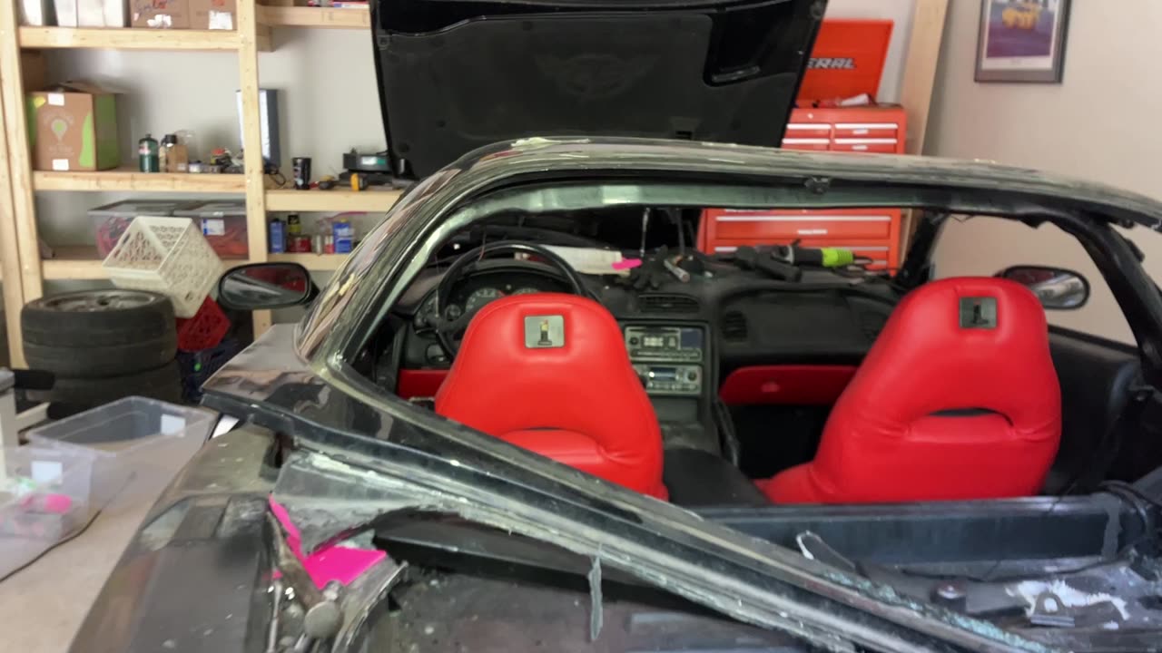 Replace your Z06 Roof: "Z06 now a convertible" Part 3 - Roof separated from body