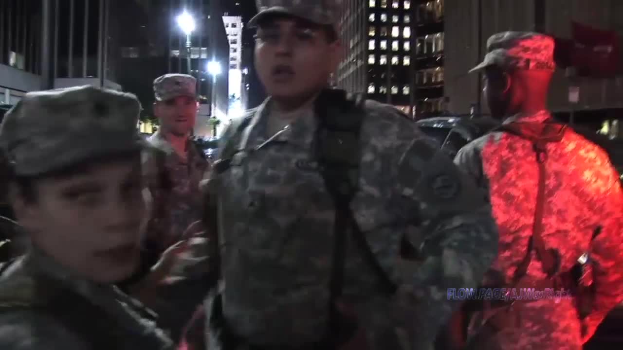 National Guard Walks Up To Alex Jones & Says Get The Camera Out Of My Face - 10/26/2007