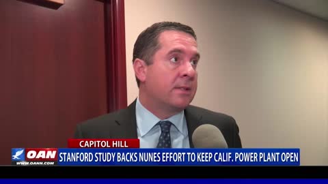 Stanford study backs Rep. Nunes effort to keep Calif. power plant open
