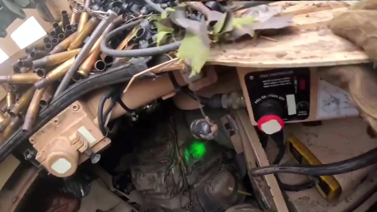 Ukrainian MRAP Coming Under Intense Mortar Fire