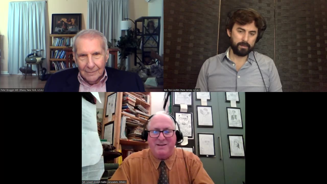 R&B Weekly Seminar: R&B Medical Fellowship (Episode #113 -- Tuesday, December 26th, 2023). Co-Chairs; Zvi Livshitz, Betsie Saltzberg, Frank Zelenko. Speaker: Dr. Peter Breggin (Ithaca, New York, U.S.A.)