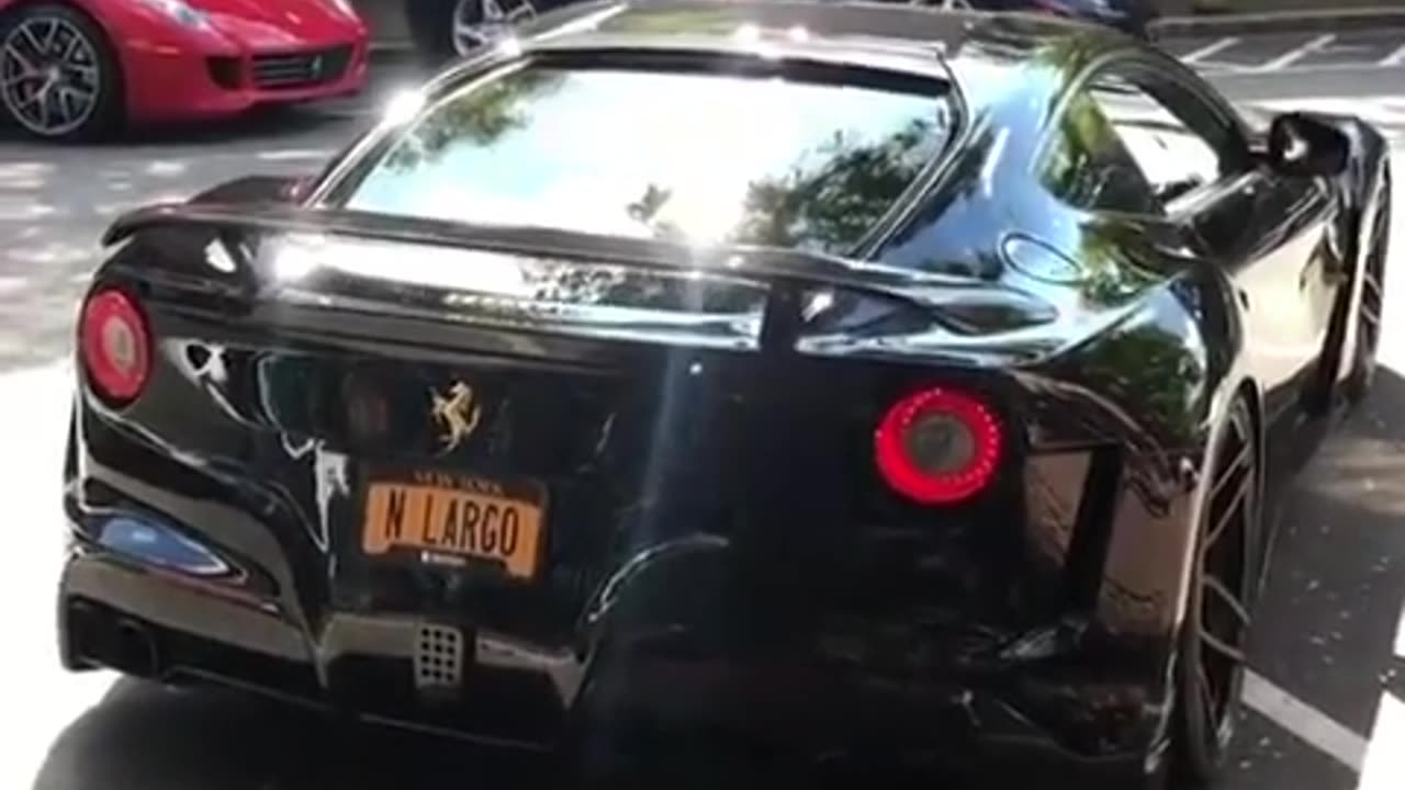 Ferrari F12 start up exhaust