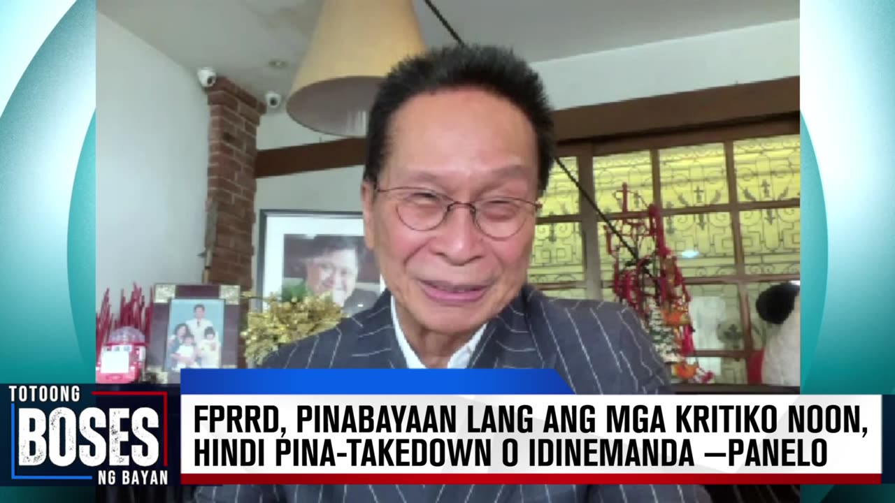 FPRRD, pinabayaan lang ang mga kritiko noon, hindi pina-takedown o idinemanda —Panelo