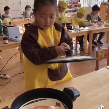 Chinese Kindgergarden Cooking Class