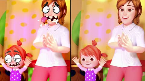 looby loo family dance meme - cocomelon nursery rhymes and kids songs - haha baby brand