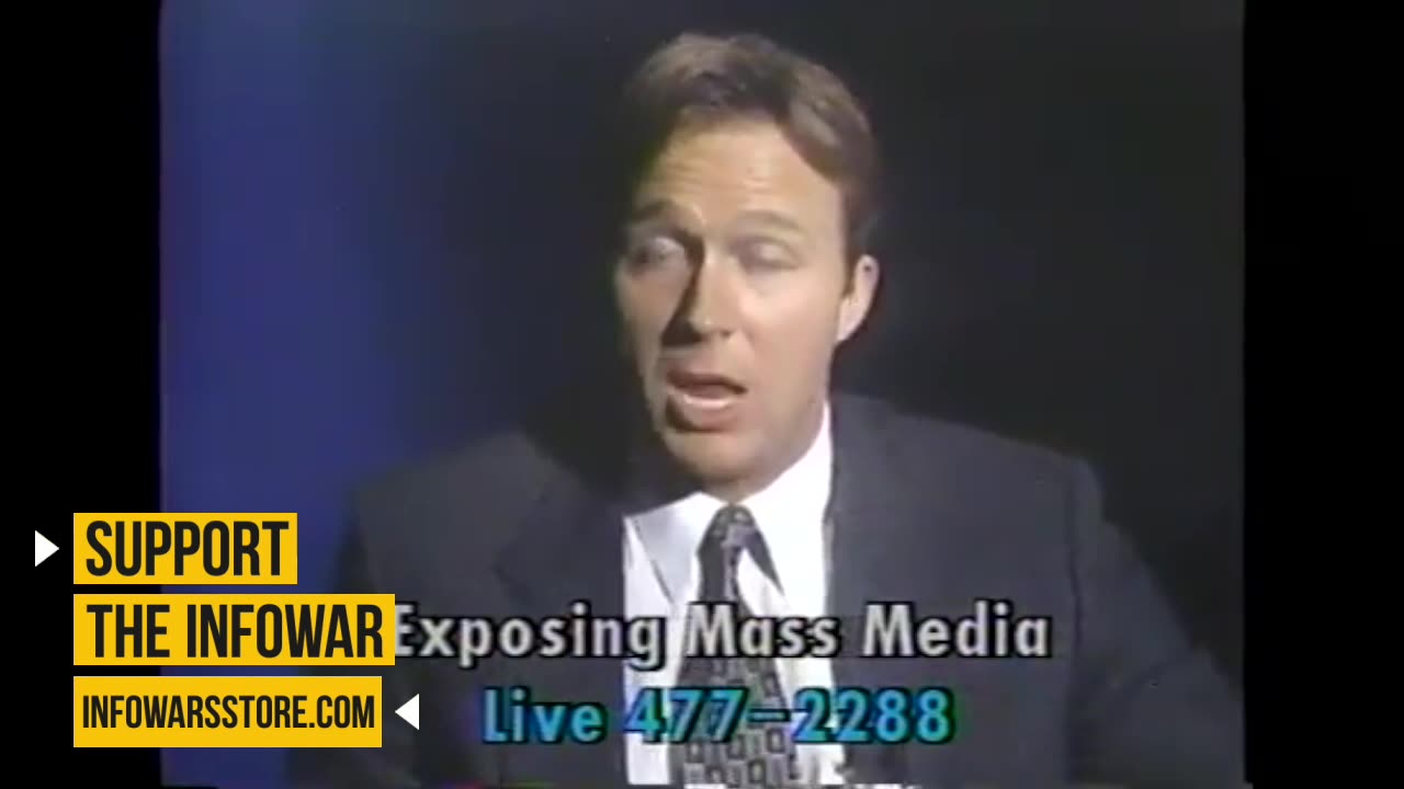 Alex Jones Archive l Alex Exposes China Eating People! l Late 1990's