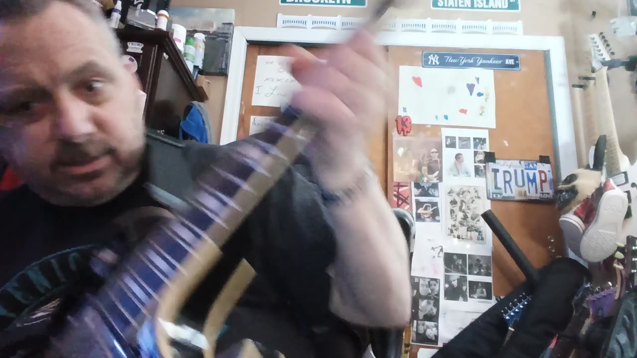 Shred guitar lick