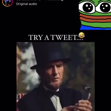 Donald to Honest Abe - Try a Tweet “My Fellow Americans”