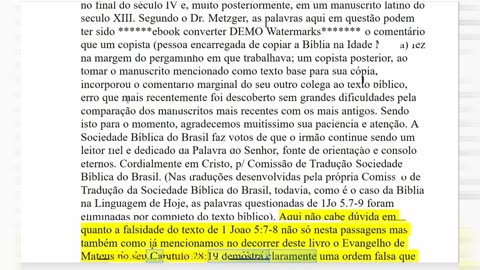 A Maior Farsa do Trinitarismo parte 13