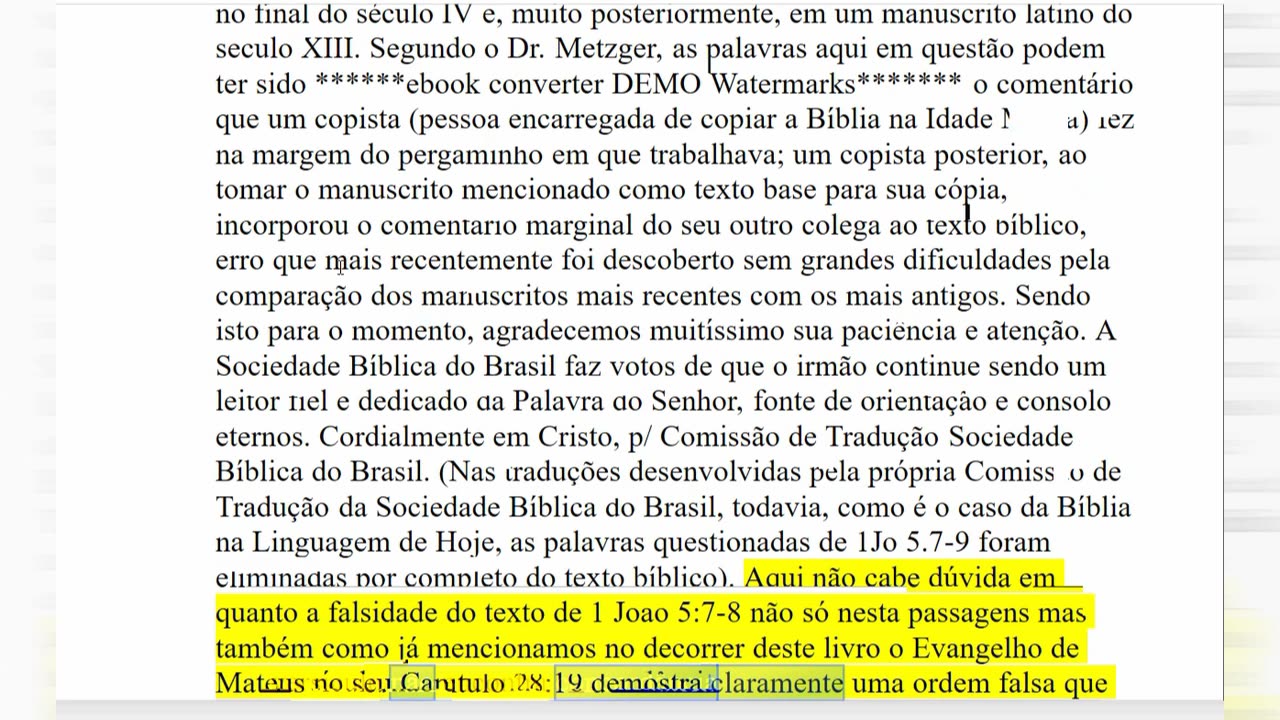 A Maior Farsa do Trinitarismo parte 13