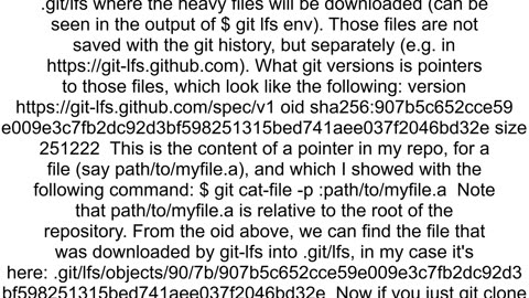 How can I view the contents of a pointer file in Git LFS