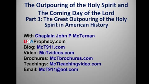 Outpouring of the Holy Spirit