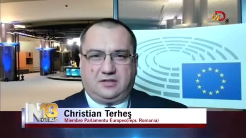 Deklarashon di miembro di Parlamento Union Europeo na TV Direct 13