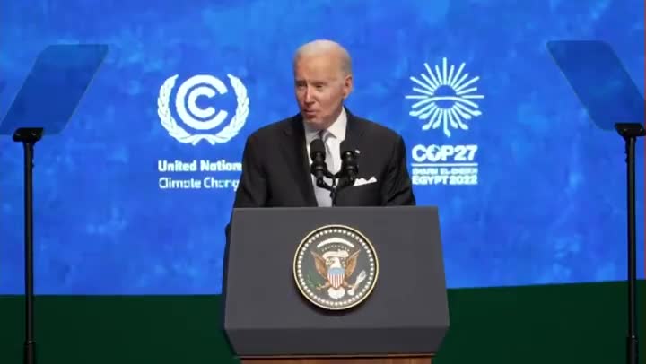 WATCH: Teleprompter Torpedos Biden AGAIN