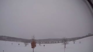 Snowy Sun Rise 2 3 22 12f/-11c