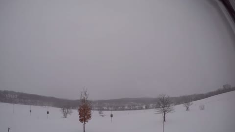 Snowy Sun Rise 2 3 22 12f/-11c