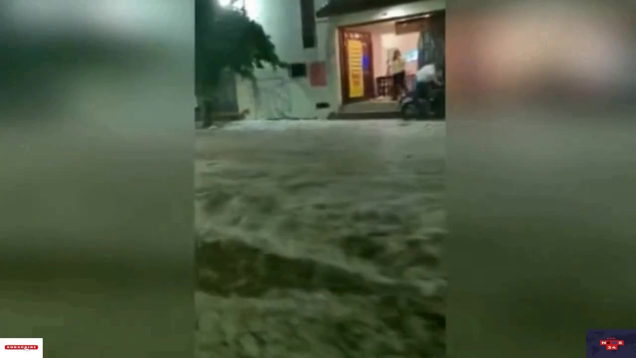 Devastating hailstorm and torrential rain wreak havoc in Oaxaca, Mexico.