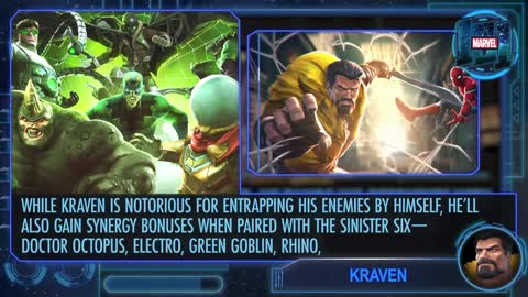 Marvel Contest of Champion's Kraven Marvel 101